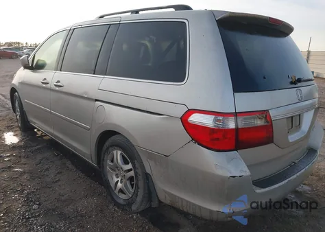 2005 Honda Odyssey Ex из США, поврежденный, VIN 5FNRL38495B026502